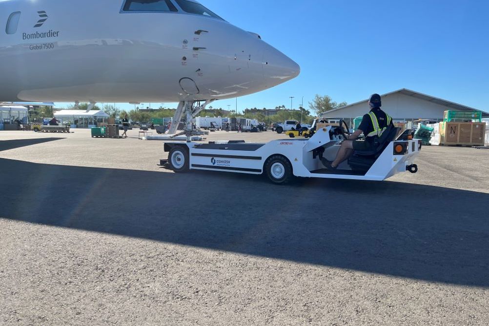 Ground Handling Oshkosh AeroTech joins CES 2025 in Las Vegas